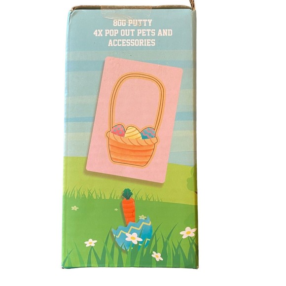 Easter Fun - Mould Your Own Bunny Modelling Putty With Card Accessories , NEW - Picture 4 of 7